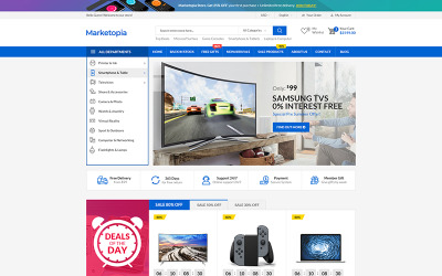 Responsywny motyw WooCommerce MarketOpia #75956