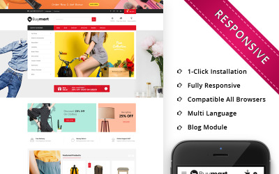 Buymart - Il modello OpenCart reattivo per Mega Shop
