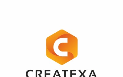 Createxa C Letter Logo Template