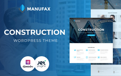 Manufax - İnşaat Çok Amaçlı Yaratıcı WordPress Elementor Teması