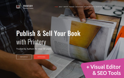 Book Publishing Modello Moto CMS 3