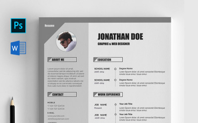 Jonathan Doe CV CV-sjabloon