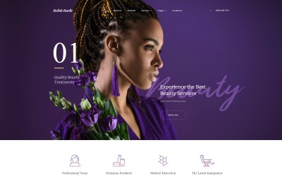 Plantilla Web "Relish Ruelle - Beauty Multipage Clean HTML" #76139