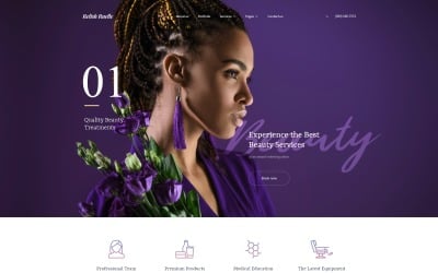 Relish Ruelle - Beauty Multipage Clean HTML Website Template