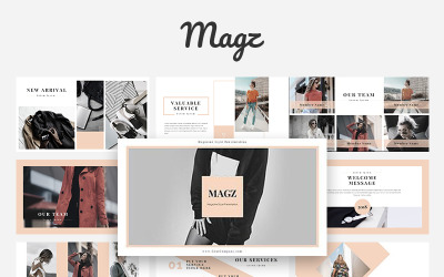 Szablon programu Magz Lookbook PowerPoint