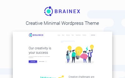 Brainex - Creative Studio Mehrzweck-Minimal-WordPress-Elementor-Theme