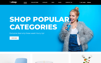 faShop - Готовая к использованию чистая тема Shopify для оптового магазина
