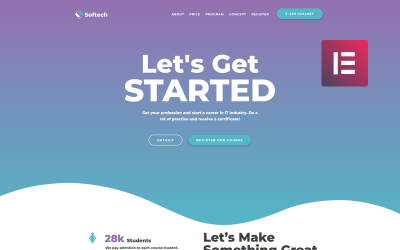 Softtech - IT Education Multipurpose Creative Elementor WordPress Theme