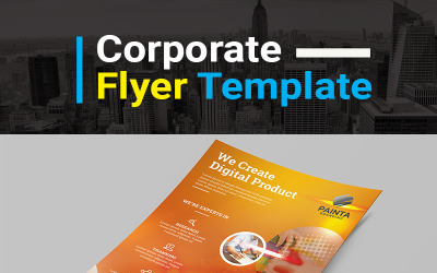 We Create Digital Product Flyer PSD - Corporate Identity Template