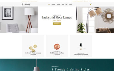 Lightshop - Modern Shopify téma dekorációja