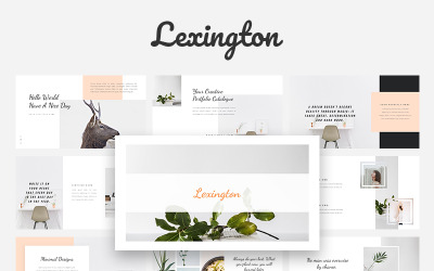Modelo Lexington Lookbook PowerPoint