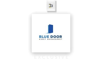 The Blue Door  Logo Template