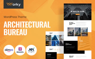 Worky - Architectural Bureau Multipurpose Modern WordPress Elementor Theme