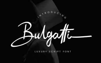 Carattere corsivo di lusso Bulgatti