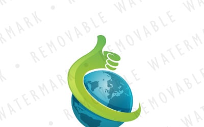 Modelo de logotipo do Safe Planet