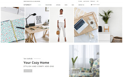 Shopify Theme namens "Storecy - Wholesale Mega Menu Minimalistic" #76483