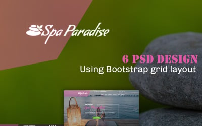 Spa Paradise - Víceúčelová PSD šablona Spa