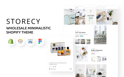 Storecy - Großhandel Mega Menu Minimalistisches Shopify-Thema