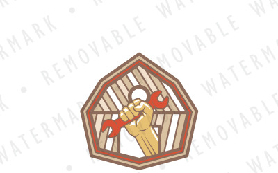 Szablon Logo stodoły naprawy