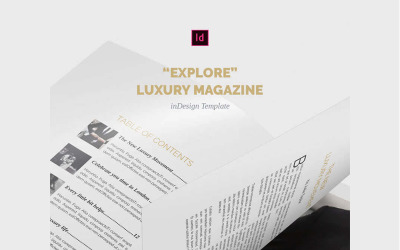Explore Luxury Magazine - Corporate Identity Template