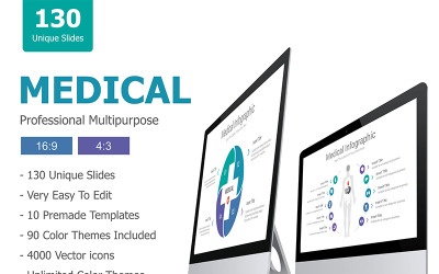 Medicinsk PowerPoint-mall