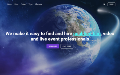 Motech - Відеоагентство Багатоцільова творча тема WordPress Elementor