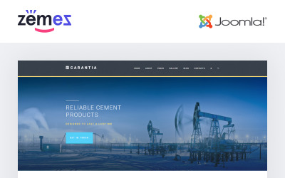 Responsywny szablon Joomla Carantia - Construction company #76567