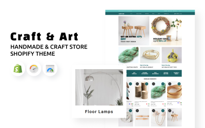 Artisanat et art - Thème Shopify pour magasin d&amp;#39;artisanat et d&amp;#39;artisanat