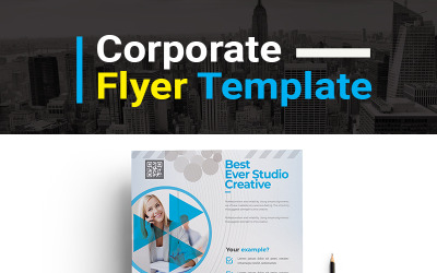 Best Ever Studio Creative Flyer PSD - Corporate Identity Template