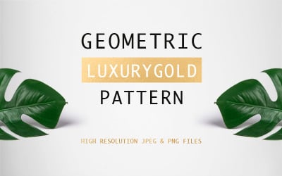 Geometryczny wzór Luxurygold