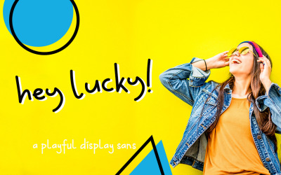 Hey Lucky affiche sans police