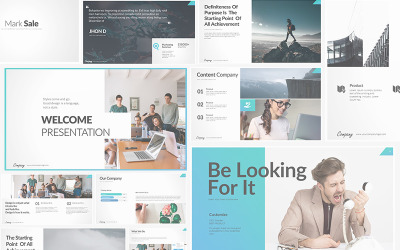 马克销售PowerPoint模板