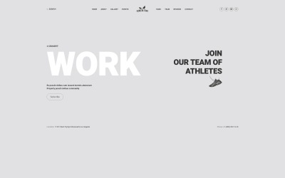 Monster Team - CrossFit Sticky Menu Bright Joomla sablon