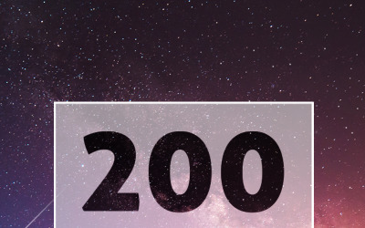 Plantilla de logotipo de 200 logotipos de tipografía