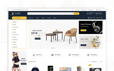 Tresmart - The Shopping Mall OpenCart Template