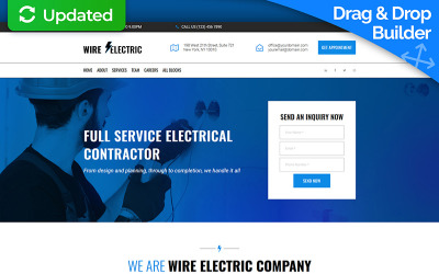 Wire Electric Landing Page Mall