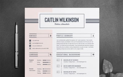 Caitlion Wilkinson Resume Template