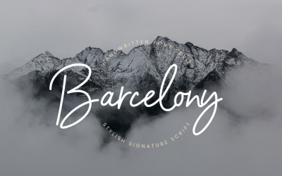 Carattere della firma di Barcelony