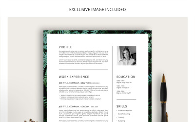 FERNS CV + sollicitatiebrief CV-sjabloon