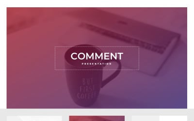 Kommentar - Creative PowerPoint-mall