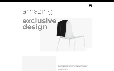 Modello OpenCart minimalista del negozio di mobili