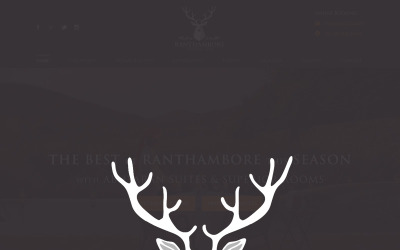 Reszponzív Ranthambore National Park PSD sablon 76785