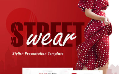 Street Wear - Stylish PowerPoint template