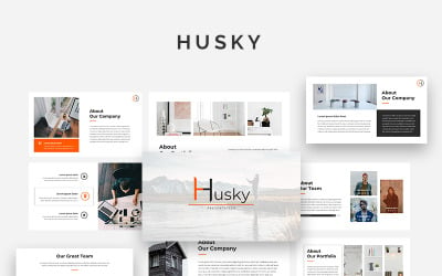 Husky - Creative PowerPoint template