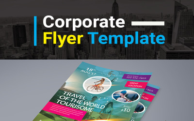 Travel Flyer PSD - Corporate Identity Template