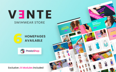 Vente - Bademodengeschäft Clean Bootstrap E-Commerce PrestaShop Theme