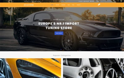 Autotun - Cars &amp;amp; Motocykly Clean Shopify Theme