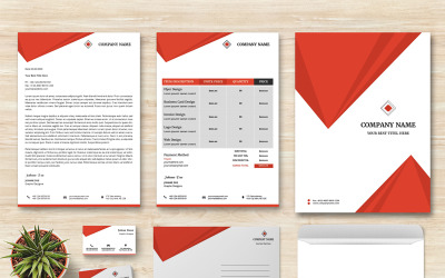 Creative Geometrical Corporate identity-mall #76982