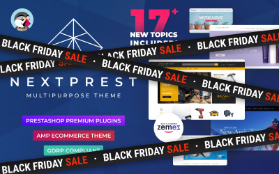 Modello PrestaShop Responsive #76952 "Nextprest - Website Ecommerce Online Store"
