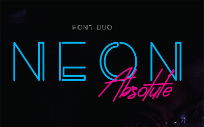 Neon Absolute -  Duo + Extra Font